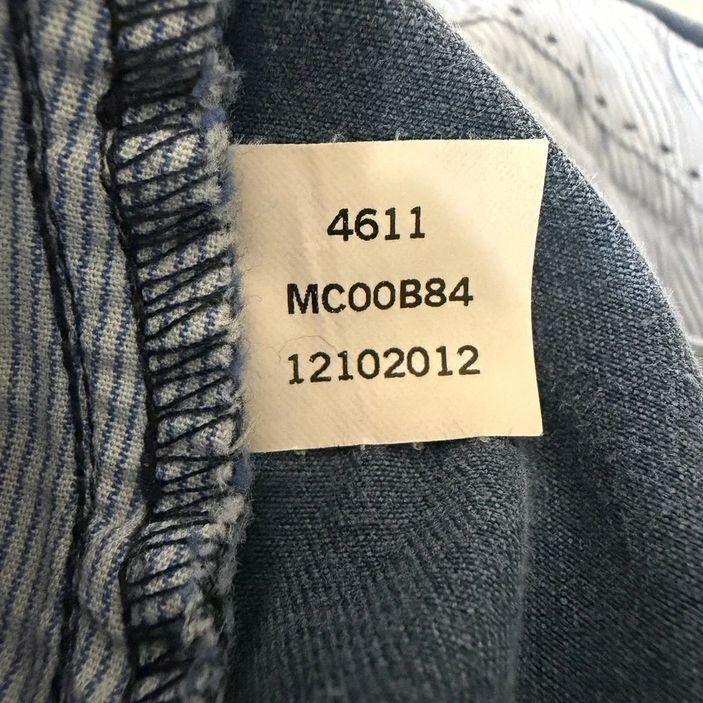 Peter Millar Pima Cotton Twill‎ Chino Pants Blue Raleigh Wash Men's Size 38 x 30